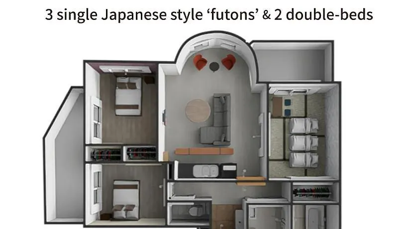 Hotel Bijou Suites Pine Brook 405 Osaka
